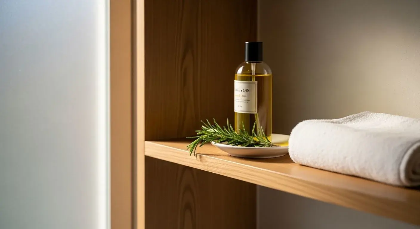 Natural hair oil and botanicals for treating dry brittle hair during menopause