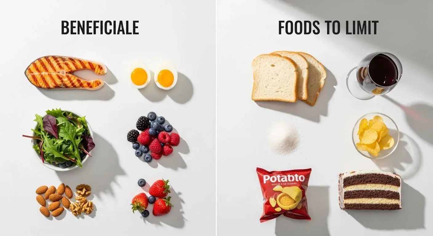 Best foods to eat and foods to avoid for menopause belly and weight loss diet