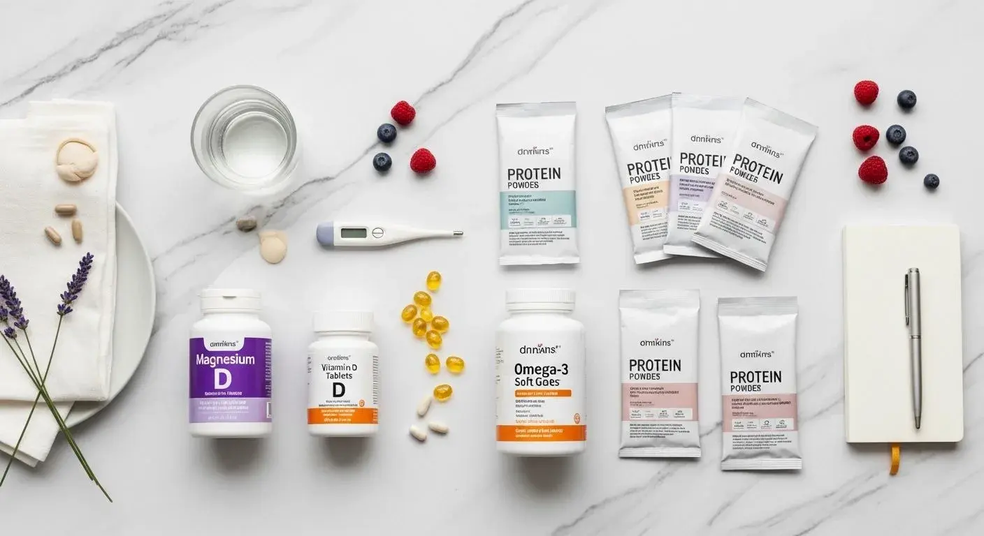 Supplements commonly used for menopause weight management in the UK