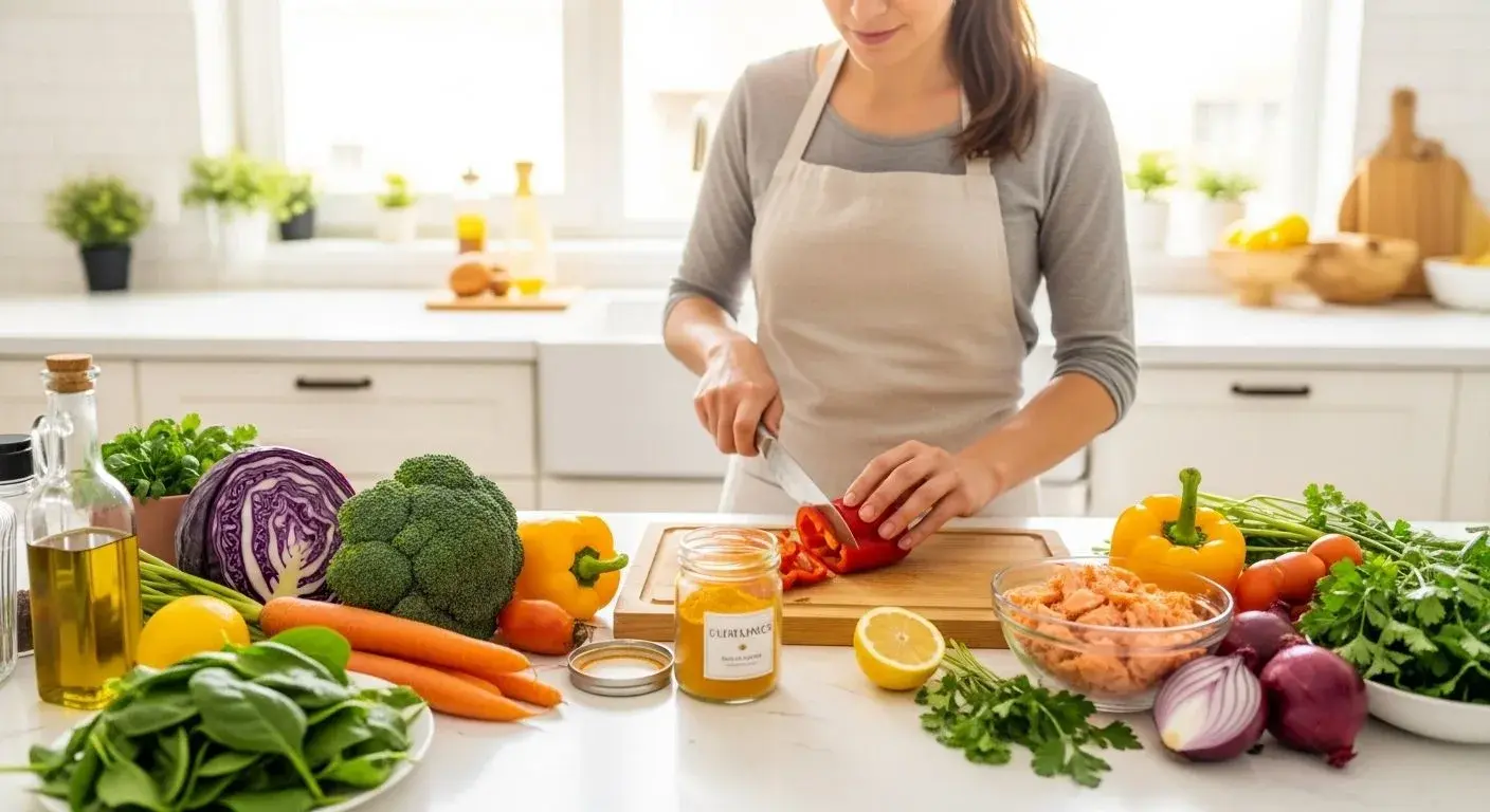 Anti-inflammatory foods that support menopause joint pain relief