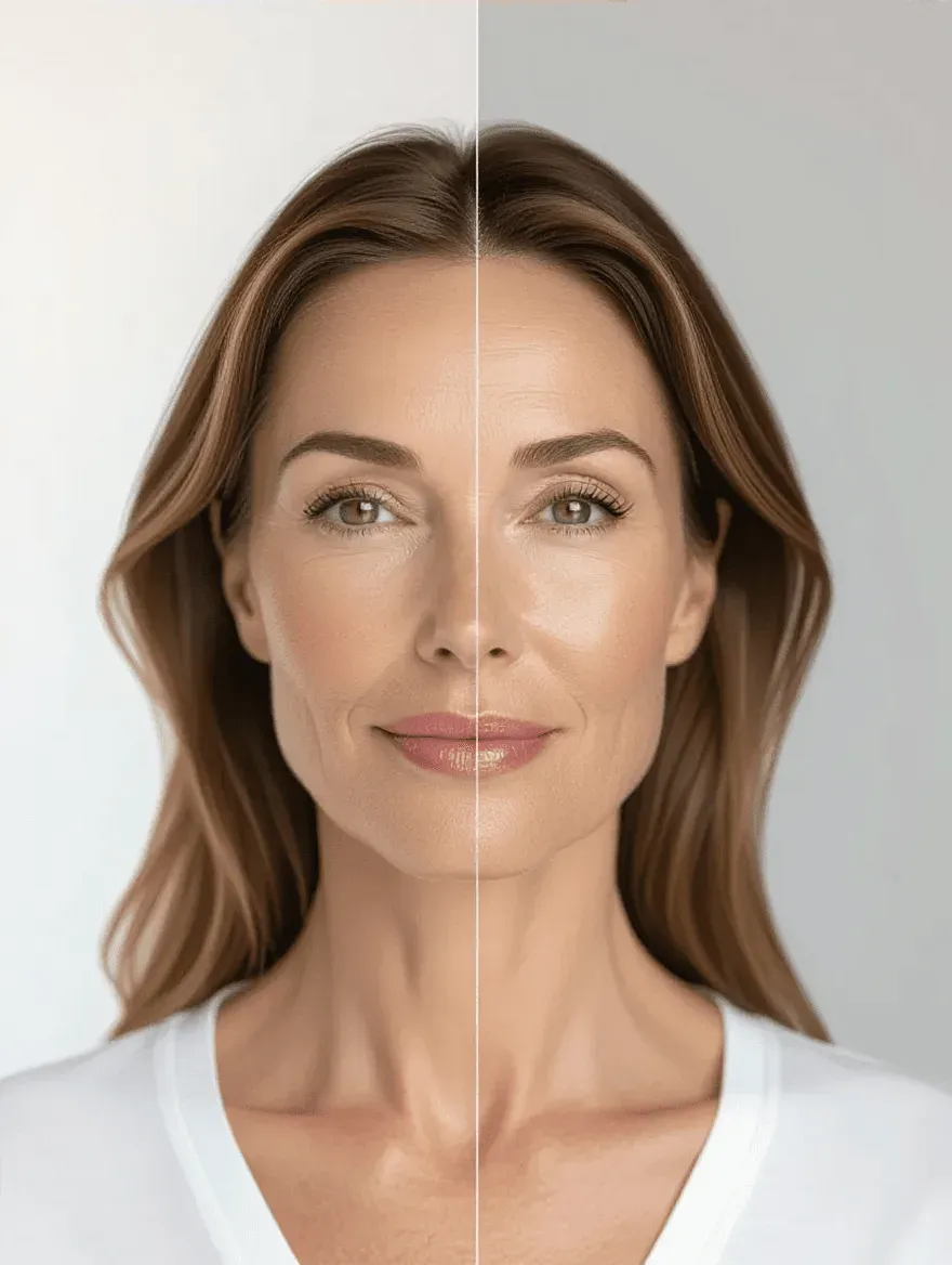 Vitamin C on Face Before and After: Complete Timeline & Results Guide for Menopause Skin