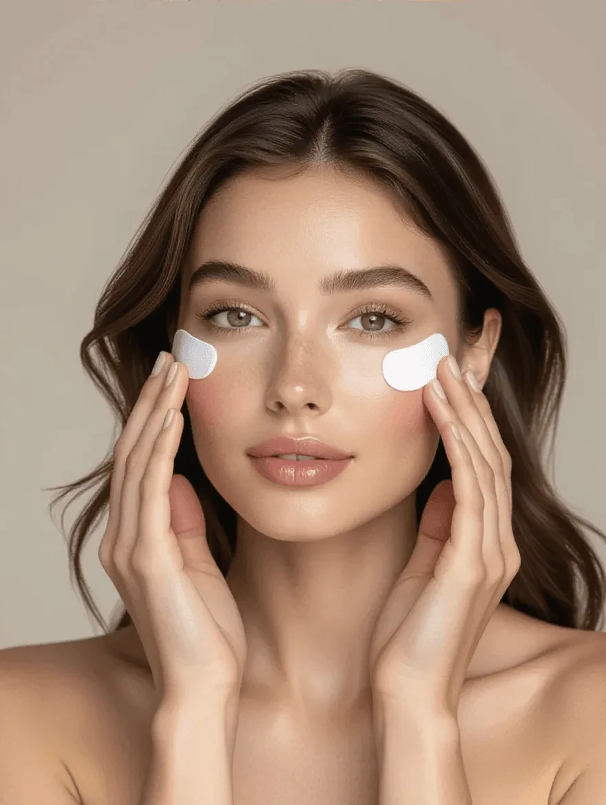 Proper patch testing technique for sensitive under-eye area concealer