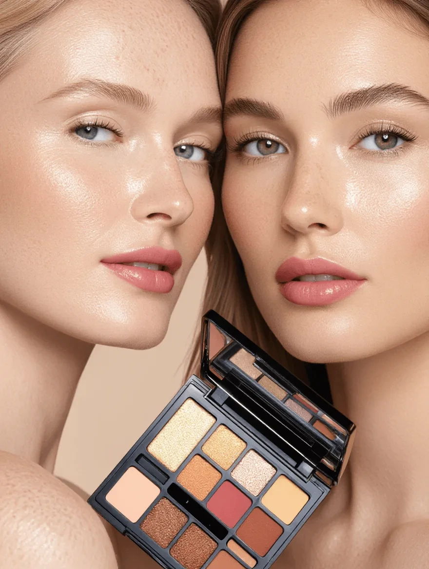 Comparison of foundation application on mature hormonal acne showing texture-emphasizing versus natural coverage