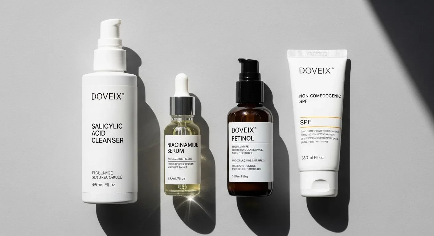 Skincare products effective for managing menopausal acne and breakouts