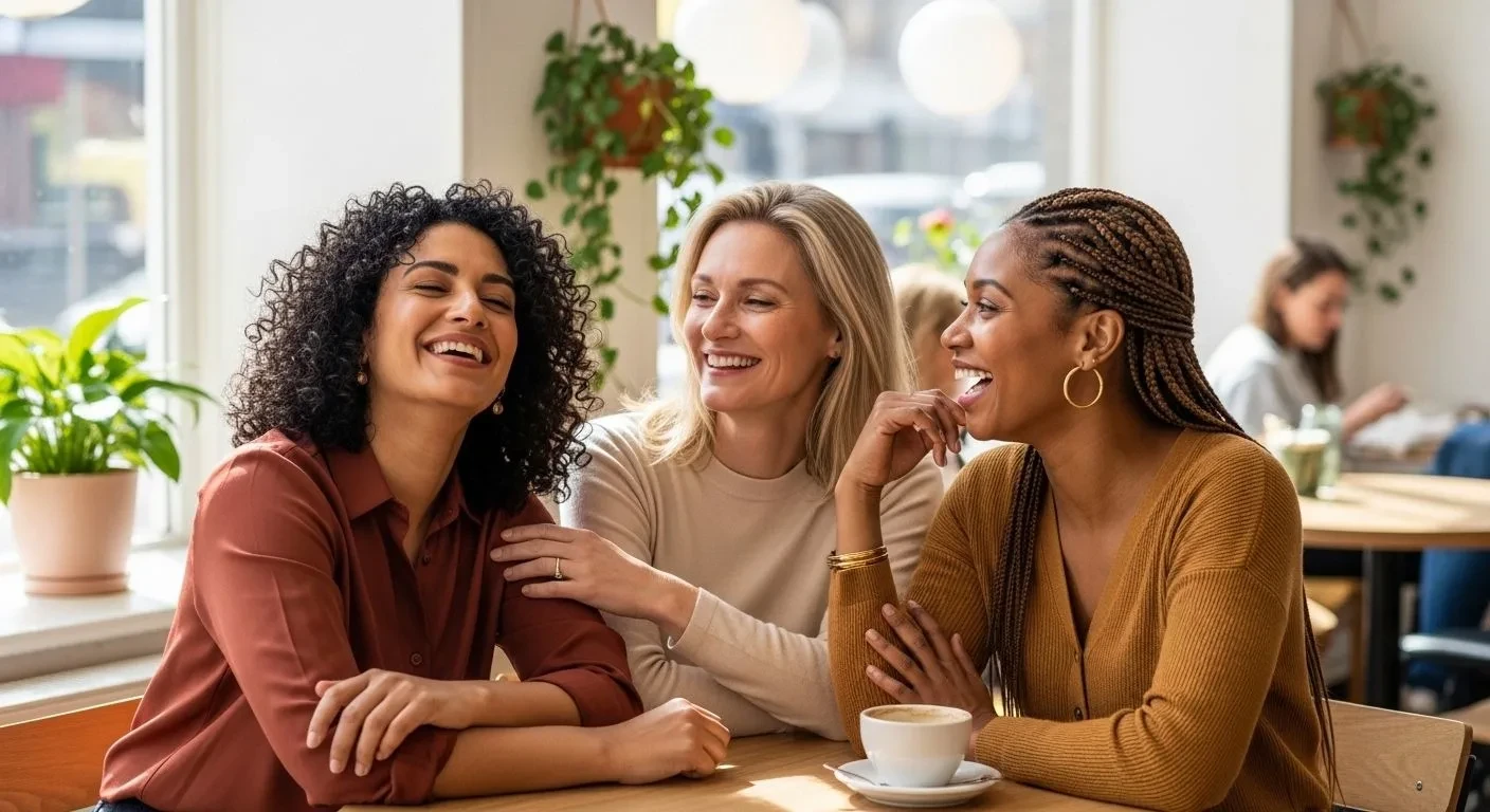 Women at 45 looking confident and healthy in a lifestyle setting