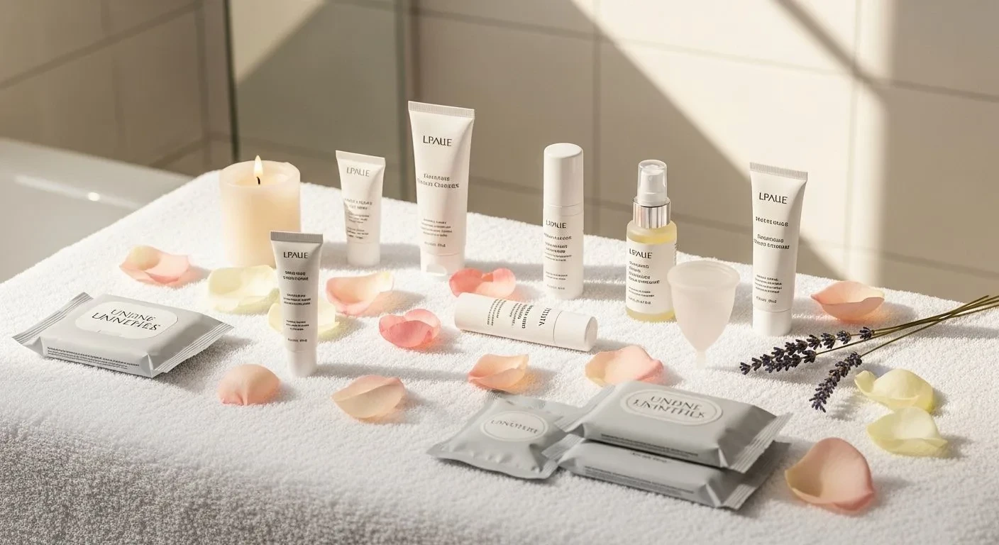 Premium vulva moisturiser and intimate care products for menopausal dryness