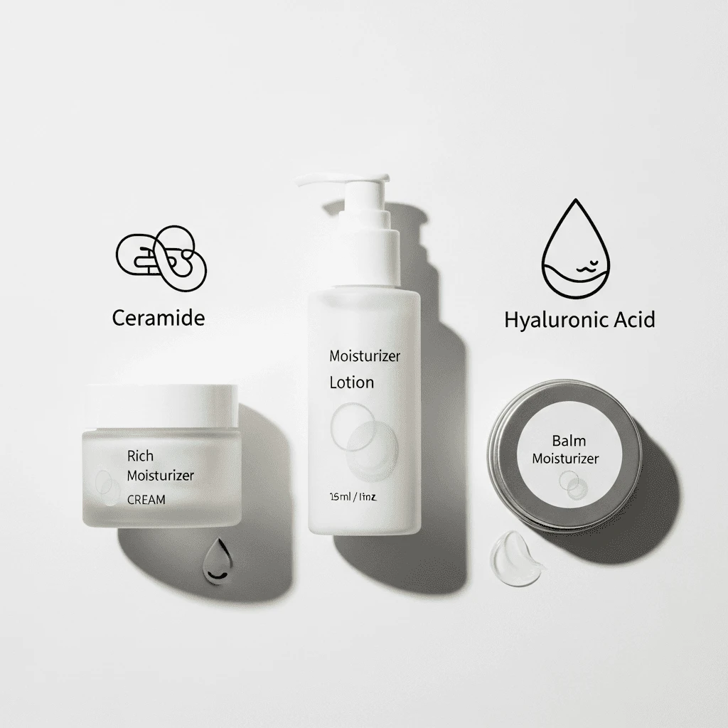 Moisturizers and key ingredients for menopause skincare