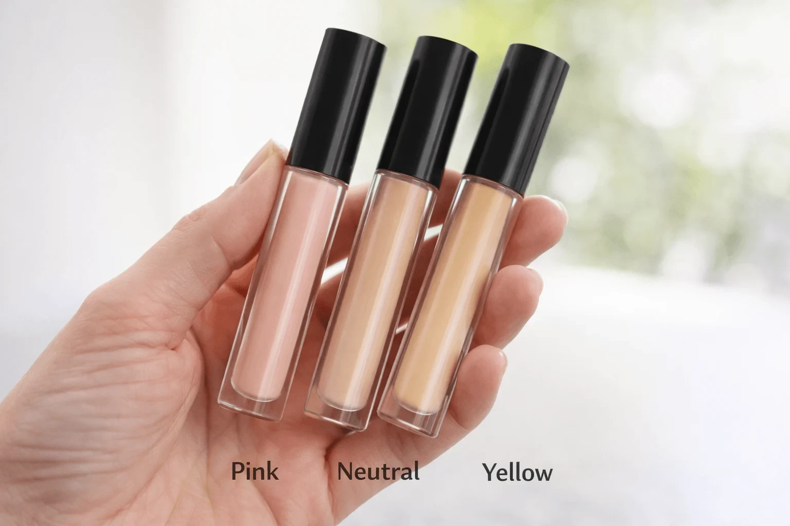 Concealer swatches on fair skin demonstrating oxidation and undertone mismatch