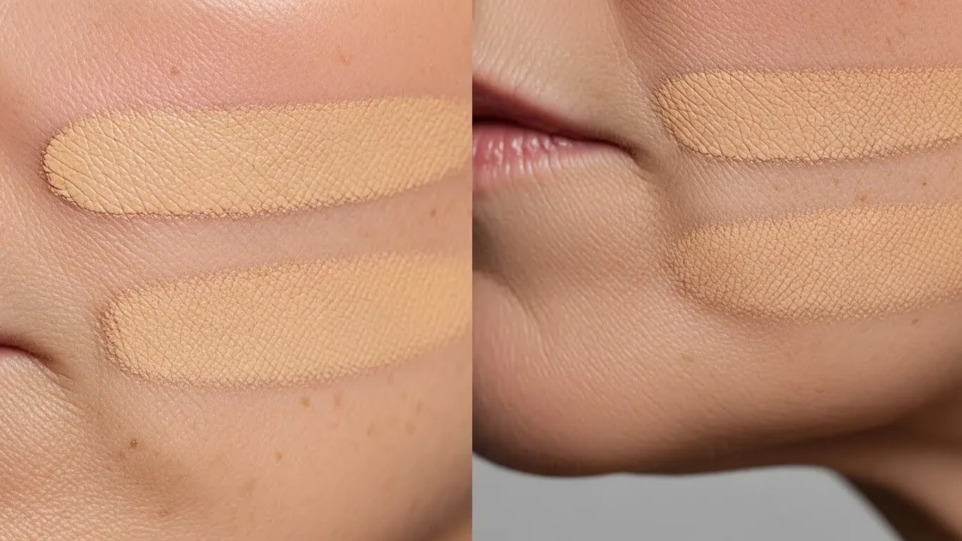 Comparison of drugstore versus luxury foundation performance on mature skin
