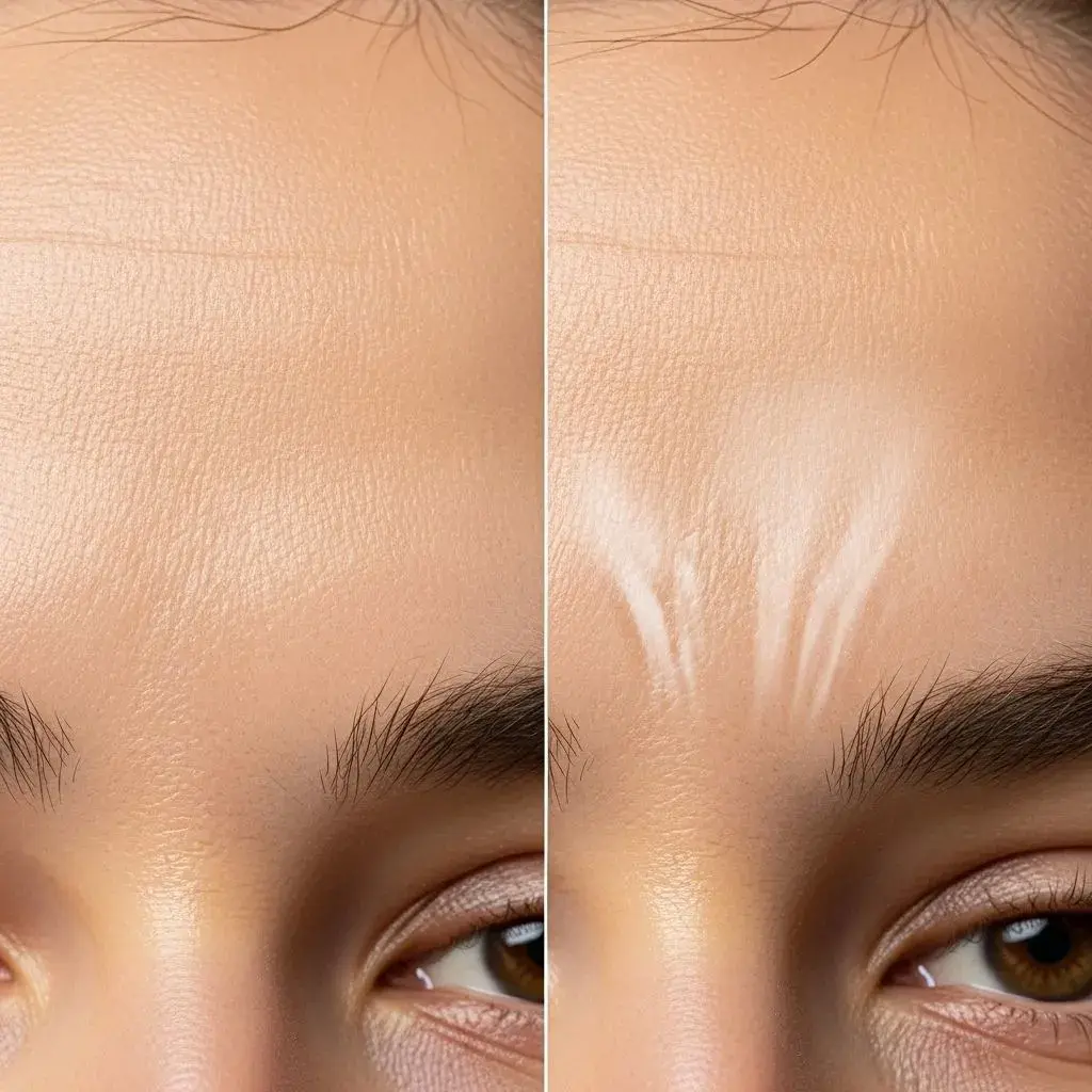 Comparison of skin breathability with silicone-based and silicone-free foundation