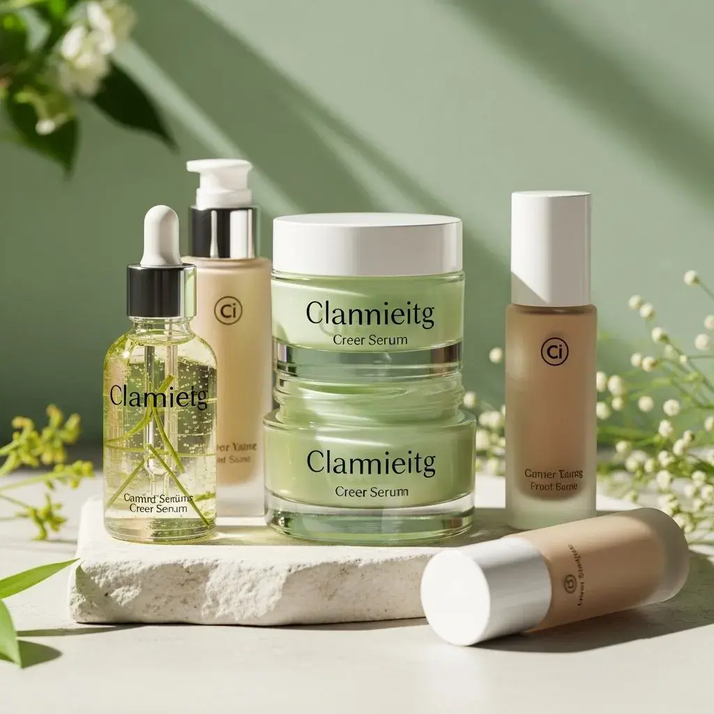 Gentle skincare and tinted products for sensitive rosacea-prone skin