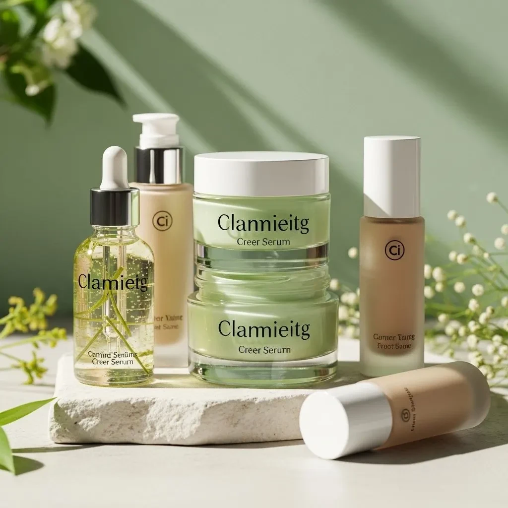 Gentle skincare and tinted products for sensitive rosacea-prone skin