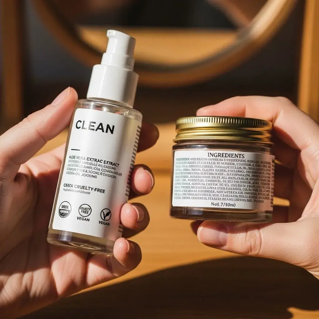 Comparing clean makeup ingredient labels for informed purchasing decisions